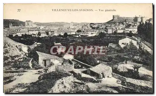 Cartes postales Villeneuve les Avignon Vue generale