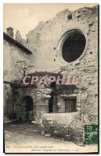 Cartes postales Villeneuve les Avignon Ancienne Chapelle des Chartreux