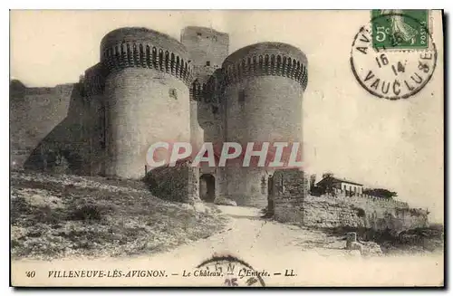 Cartes postales Villeneuve les Avignon Le Chateau L'Entree