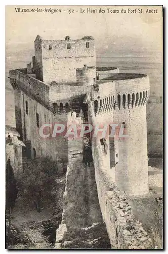 Cartes postales Villeneuve les Avignon Le Haul des Tours du Fort St Andre
