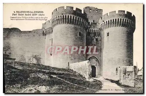 Cartes postales Villeneuve les Avignon Fort Saint Andre