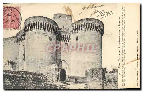 Cartes postales Villeneuve les Avignon Fort Saint Andre