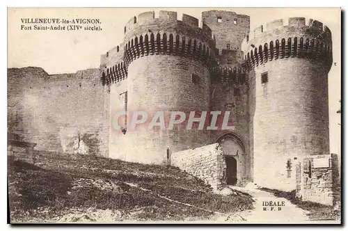 Cartes postales Villeneuve les Avignon Fort Saint Andre (XIV siecle)