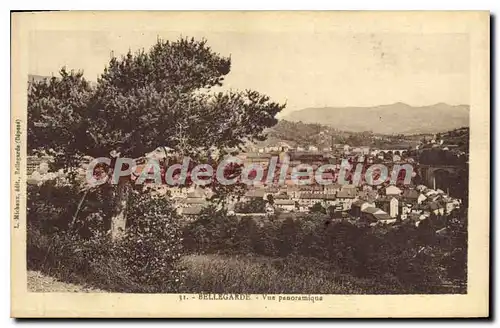 Cartes postales Bellegarde vue panoramique