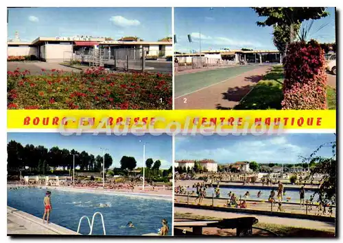 Cartes postales Bourg En Bresse Ain Centre Nautique architectes Marc et Pierre Dosse DPLG a Bourg Allee et entre