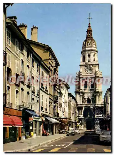 Cartes postales Bourg en Bresse Ain Eglise et rue Notre Dame