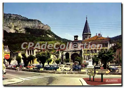 Cartes postales Nantua Ain Place d'Armes Eglise Saint Michel