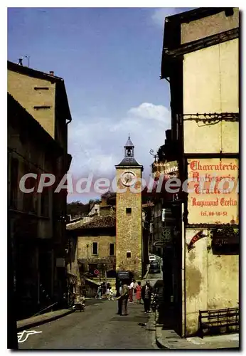Cartes postales Trevoux Ain la Grand'Rue au fond la Tour de l'Horloge