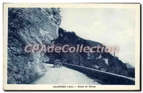 Cartes postales Glandieu Ain Route de Belley