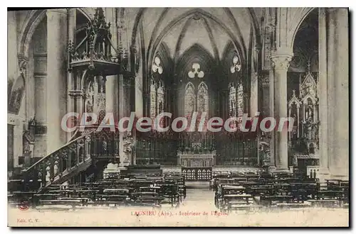 Cartes postales Lagnieu Ain Interieur de l'Eglise