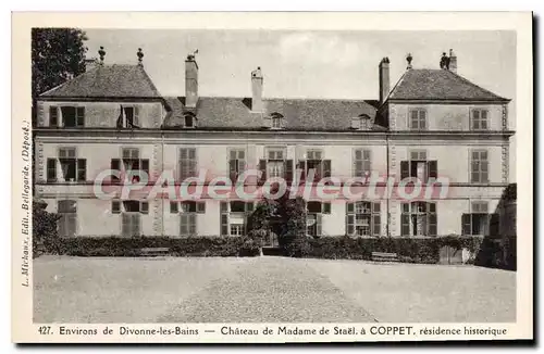 Ansichtskarte AK Environs de Divonne les Bains Chateau de Madame de Stael a Coppet residence historique