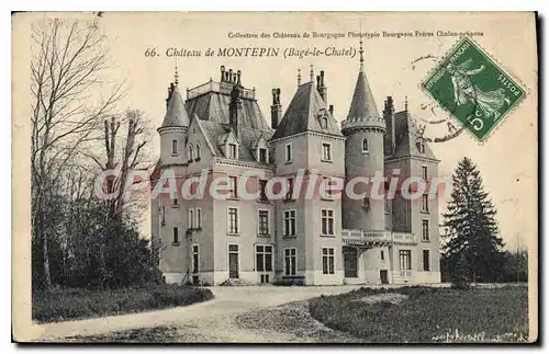 Cartes postales Chateau de Montepin Bage le Chatel