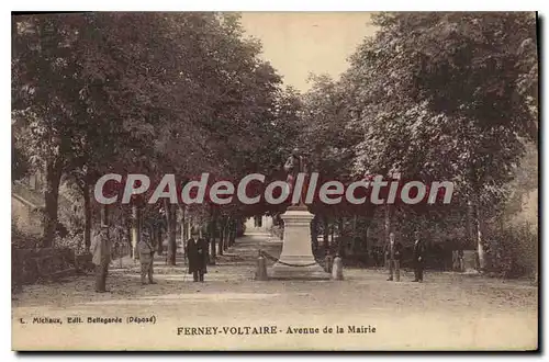 Cartes postales Ferney Voltaire Avenue de la Mairie