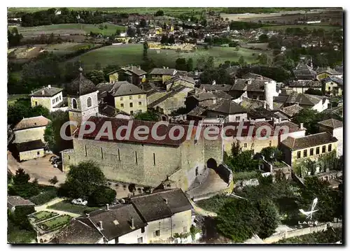 Cartes postales En Avion au Dessus de Perouges Ain vue generale