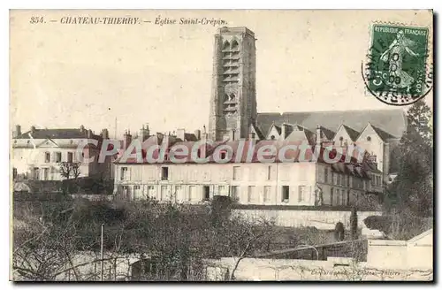 Cartes postales Chateau Thierry Eglise Saint Crepin