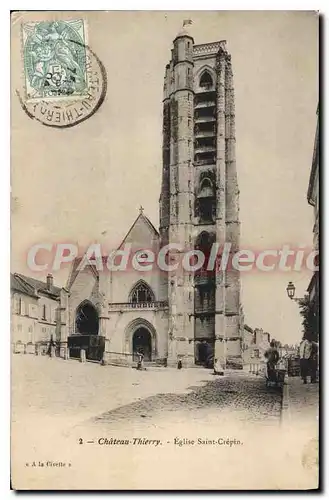 Cartes postales Chateau Thierry Eglise Saint Crepin