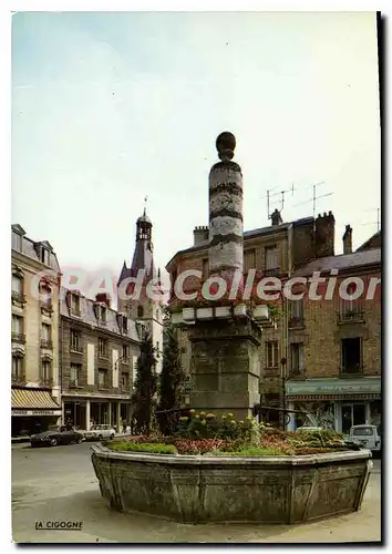 Ansichtskarte AK Chateau Thierry Aisne Fontaine du Marche