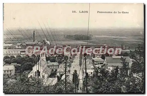 Cartes postales Laon Panorama de la Gare