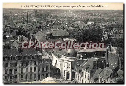 Ansichtskarte AK Saint Quentin vue panoramique Quartier Saint Martin