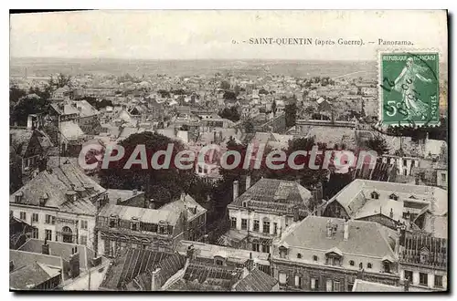 Ansichtskarte AK Saint Quentin apres Guerre Panorama