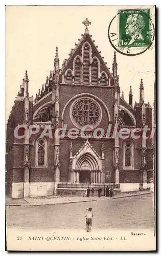 Cartes postales Saint Quentin Eglise Saint Eloi