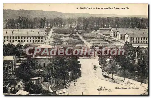 Cartes postales Soissons les nouvelles Casernes