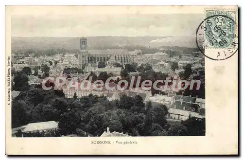 Cartes postales Soissons vue generale