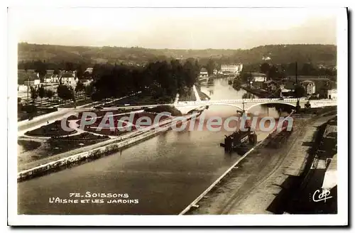 Ansichtskarte AK Soissons l'Aisne et les Jardins