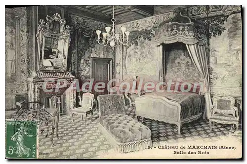 Cartes postales Chateau de Marchais Aisne Salle des Rois