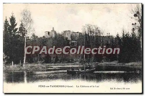 Ansichtskarte AK Fere en Tardenois Aisne le Chateau et le Lac