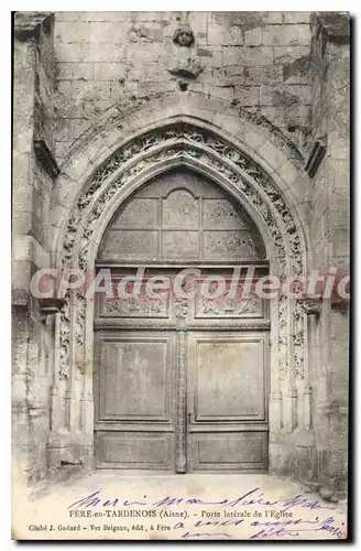 Cartes postales Fere en Tardenois Aisne Porte Laterale de l'Eglise