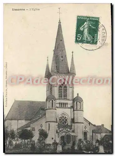 Cartes postales Sissonne l'Eglise