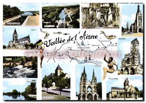 Cartes postales Vallee de l'Aisne