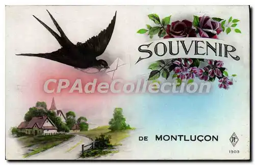 Cartes postales Souvenir de Montlucon