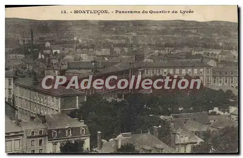 Cartes postales Montlucon Panorama du Quartier du Lycee