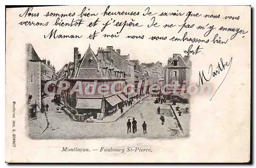 Cartes postales Montlucon Faubourg St Pierre