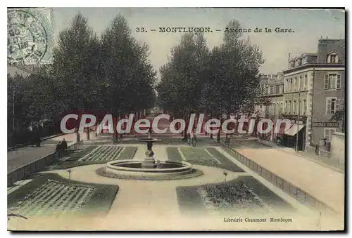 Cartes postales Montlucon Avenue de la Gare
