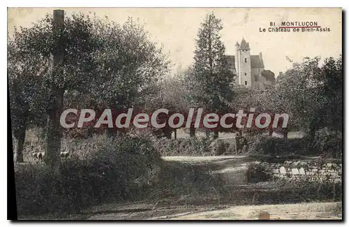 Cartes postales Montlucon le Chateau de Bien Assis