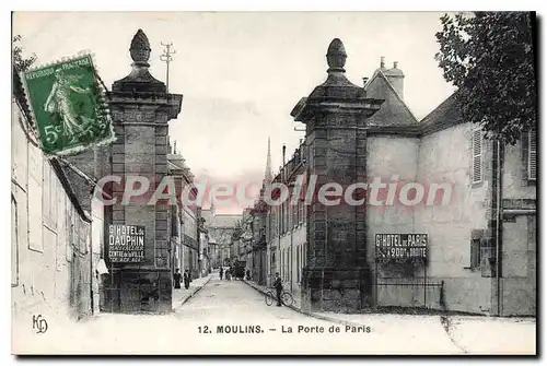Cartes postales Moulins la Porte de Paris