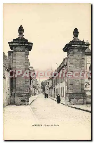 Ansichtskarte AK Moulins Porte de Paris