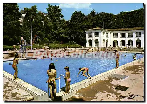 Ansichtskarte AK Neris les Bains Allier Station Thermale des nefrs la Piscine Architecte M Bougerolle