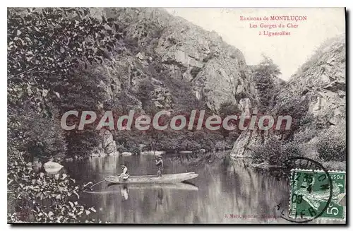 Cartes postales Environs de Montlucon Les Gorges du Cher a Lignerolles