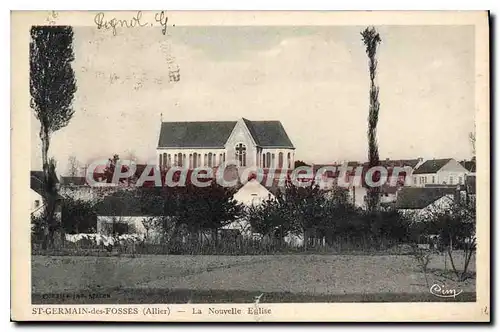 Cartes postales St Germain des Fosses Allier La Nouvelle Eglise