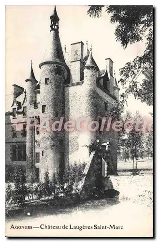 Cartes postales Agonges Chateau de Laugeres Saint Marc