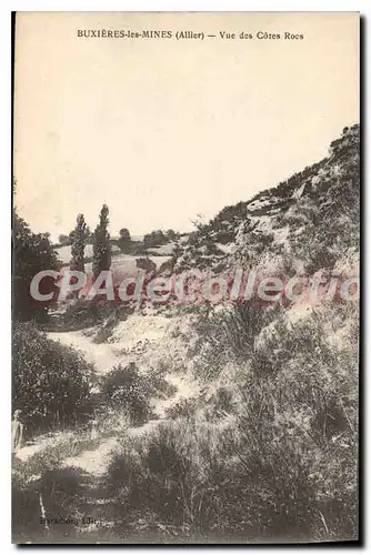 Cartes postales Buxieres les Mines Allier Vue des Cotes Rocs