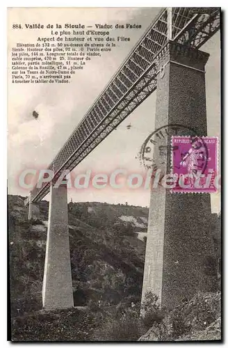 Ansichtskarte AK Valle de la Sioule Viaduc des Fades Le plus haut d'Europe