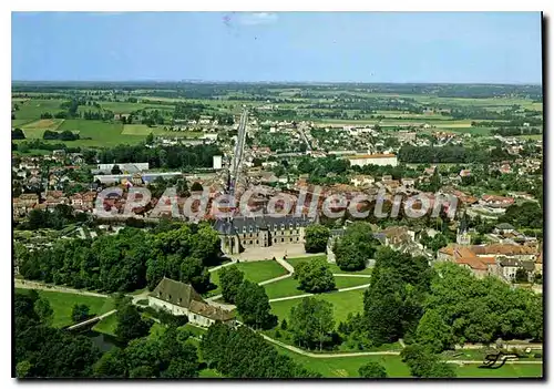 Ansichtskarte AK Lapalisse Allier Vue generale aerienne et le chateau