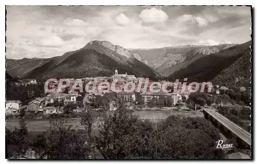 Cartes postales La Haute Provence Digne les Bains Etape sur la Route Napoleon Pont sur la Bleone et vue generale