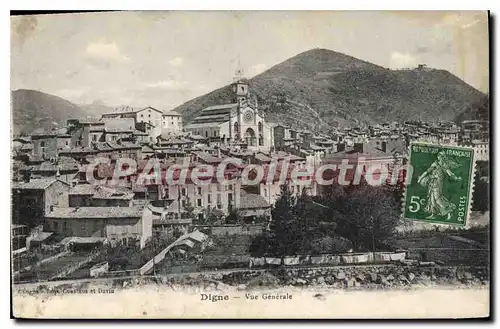 Cartes postales Digne Vue generale