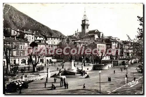 Ansichtskarte AK Digne Basses Alpes Place de la Liboration et Statue Gassendi